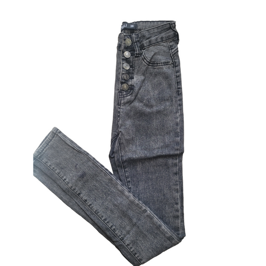 Pantalón Jeans Mujer Tiro Alto