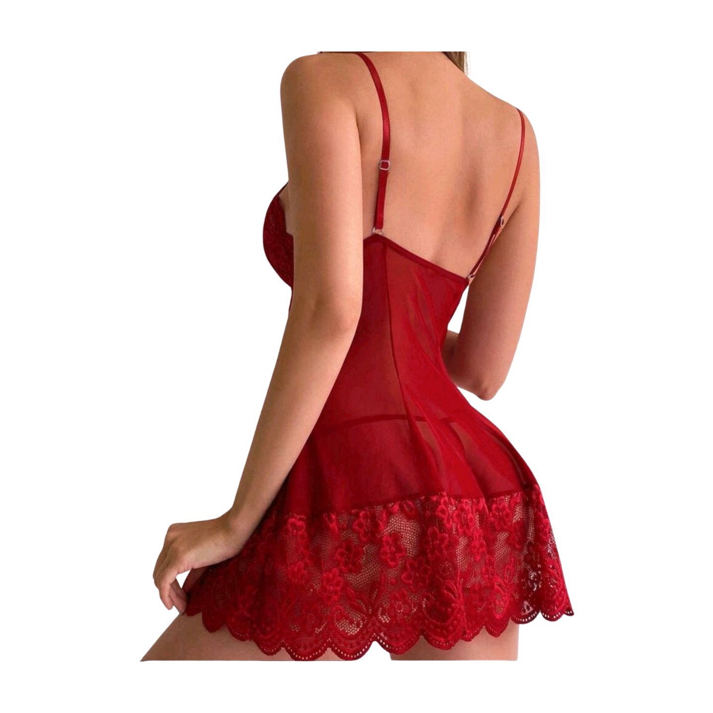 Baby Doll Mujer Con Encaje