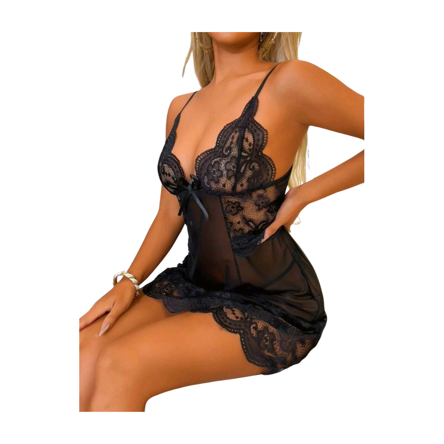 Baby doll Mujer Con Colaless
