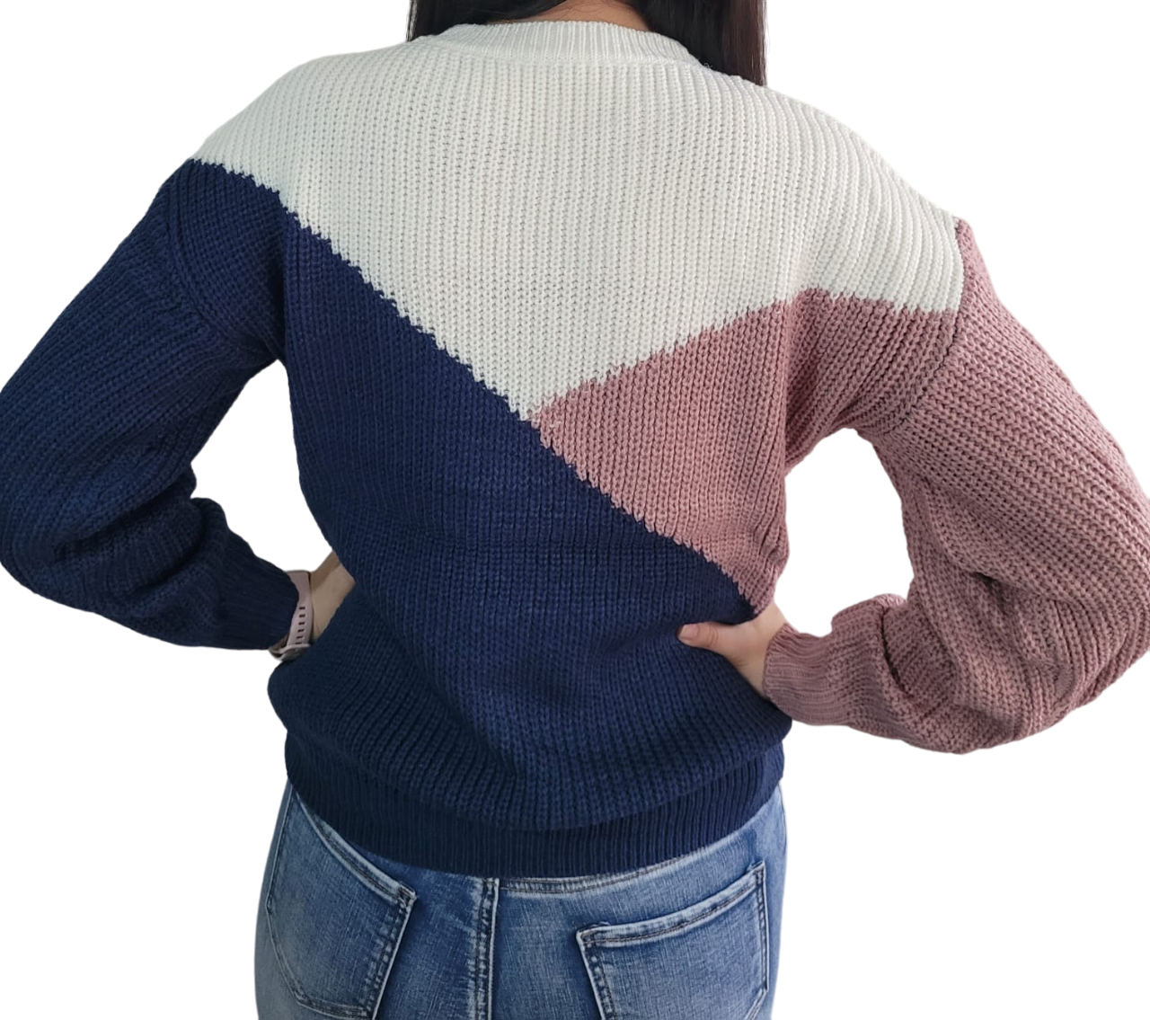 Sweater de tres colores