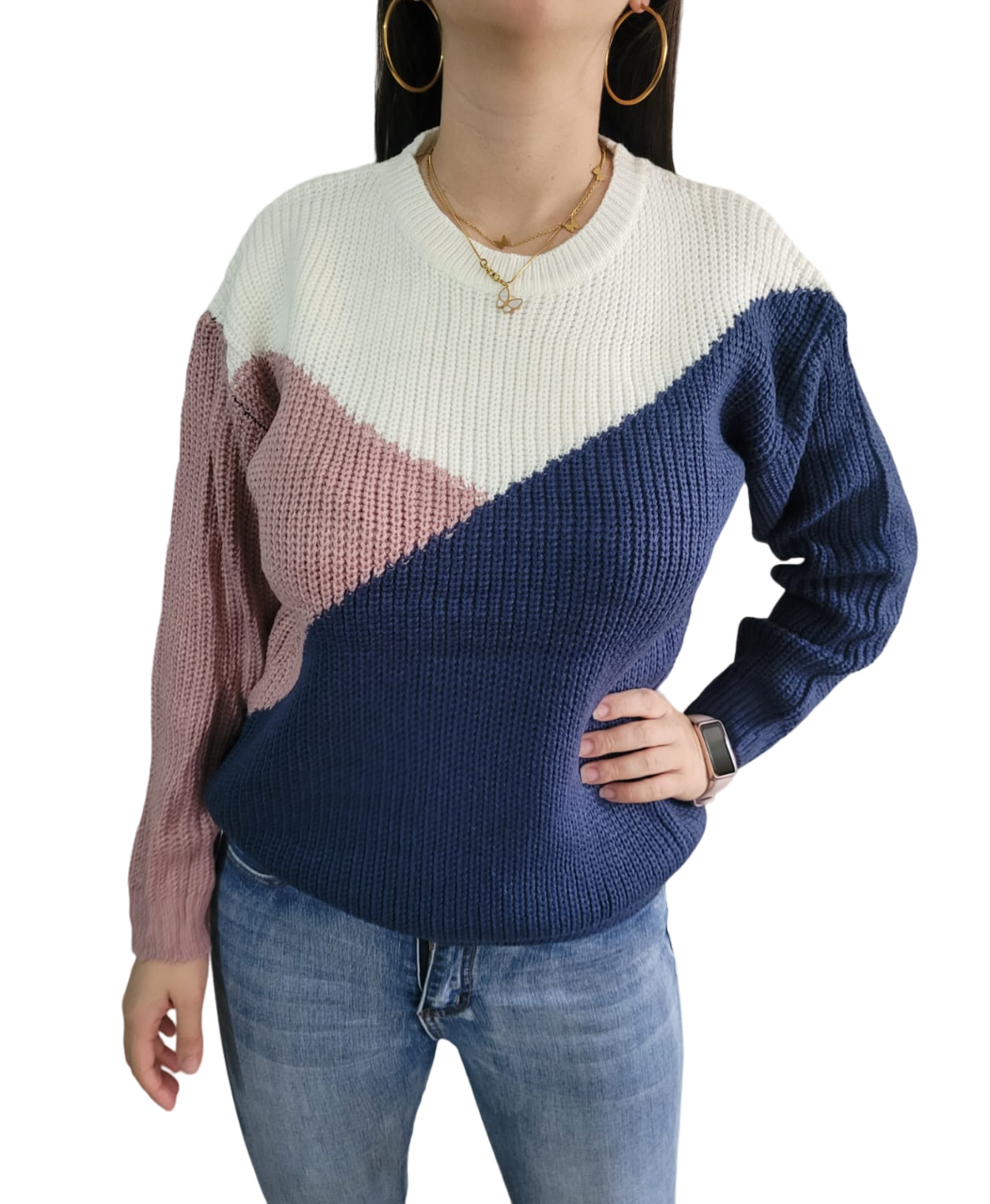Sweater de tres colores