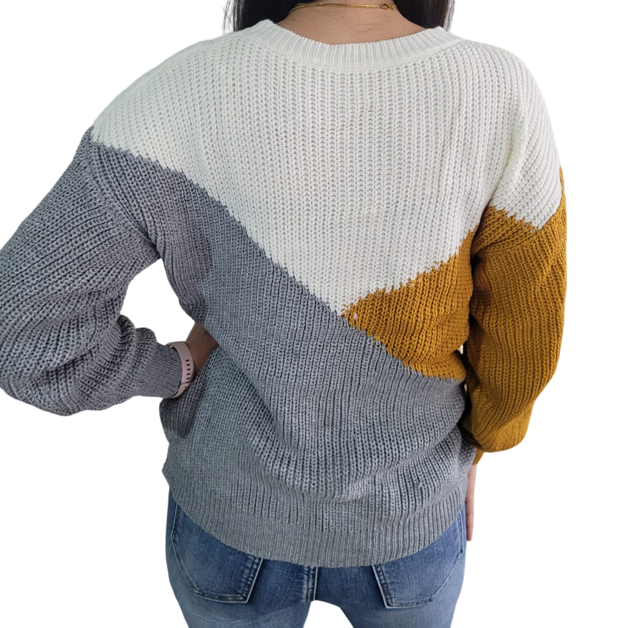 Sweater de tres colores
