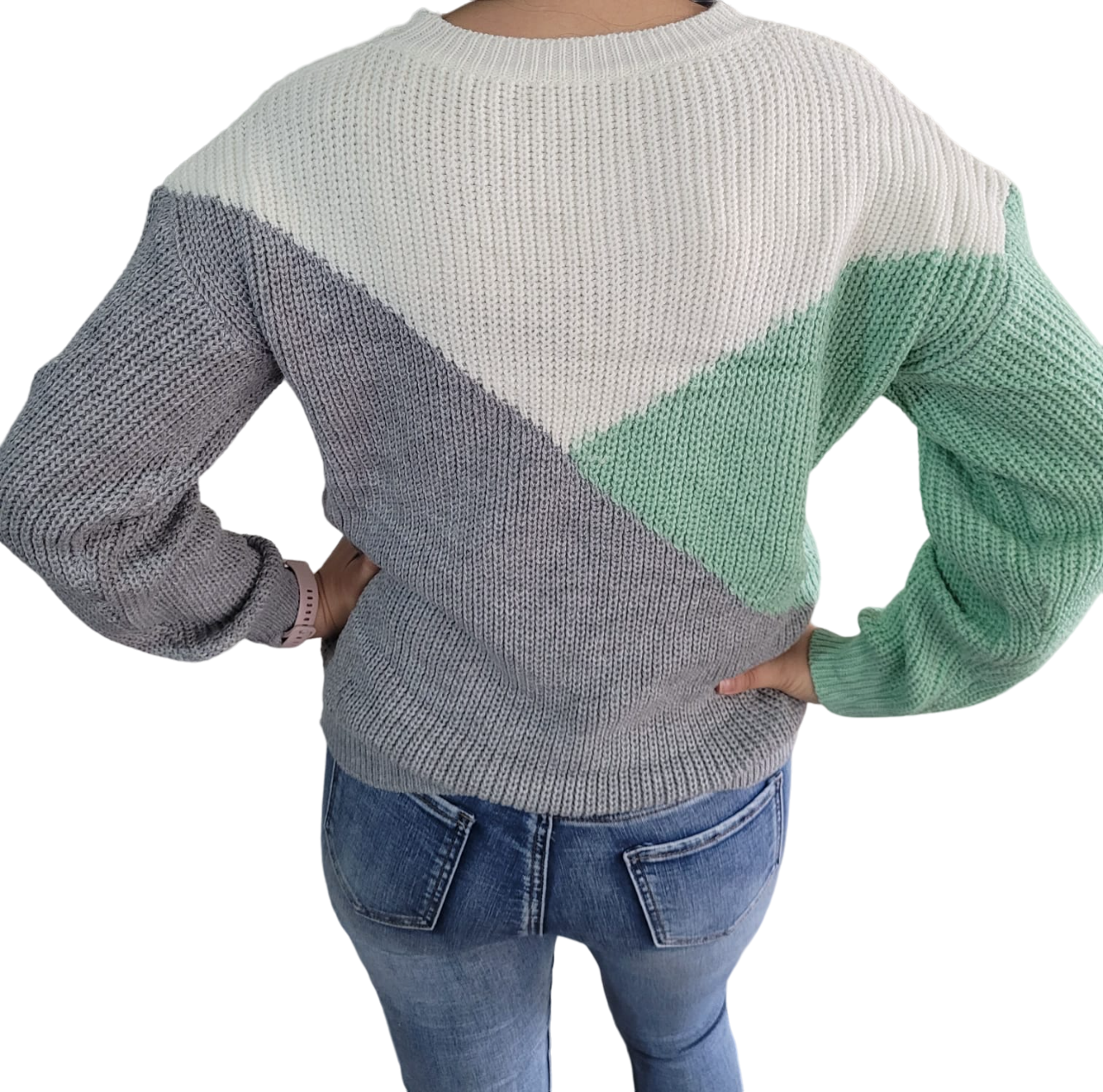 Sweater de tres colores