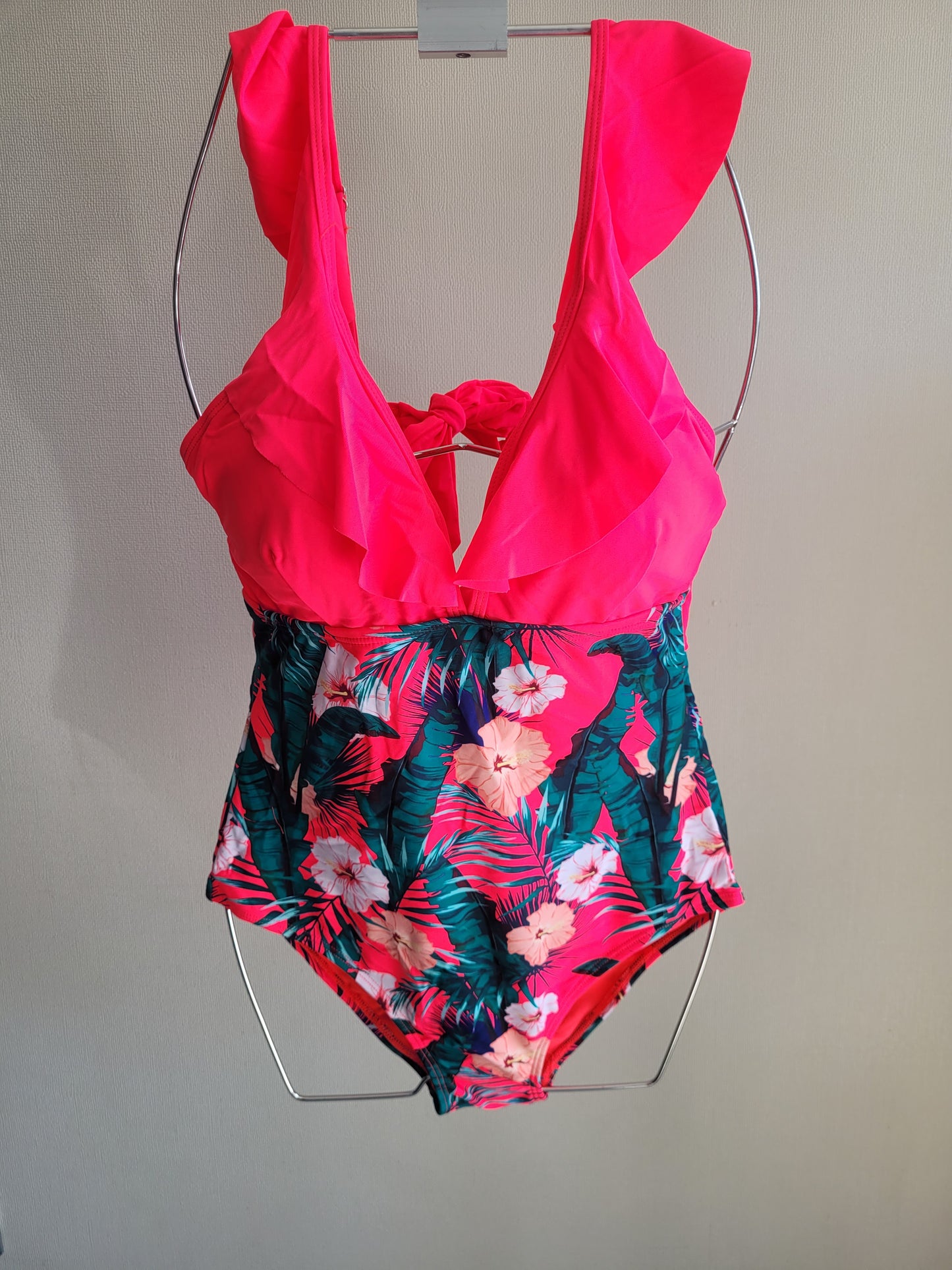 Traje de Baño Enterito Mujer Con Estampado Floral