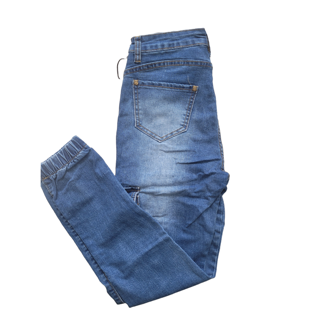Pantalón Jeans Mujer Tiro Alto