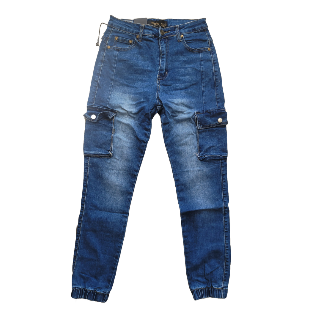 Pantalón Jeans Mujer Tiro Alto