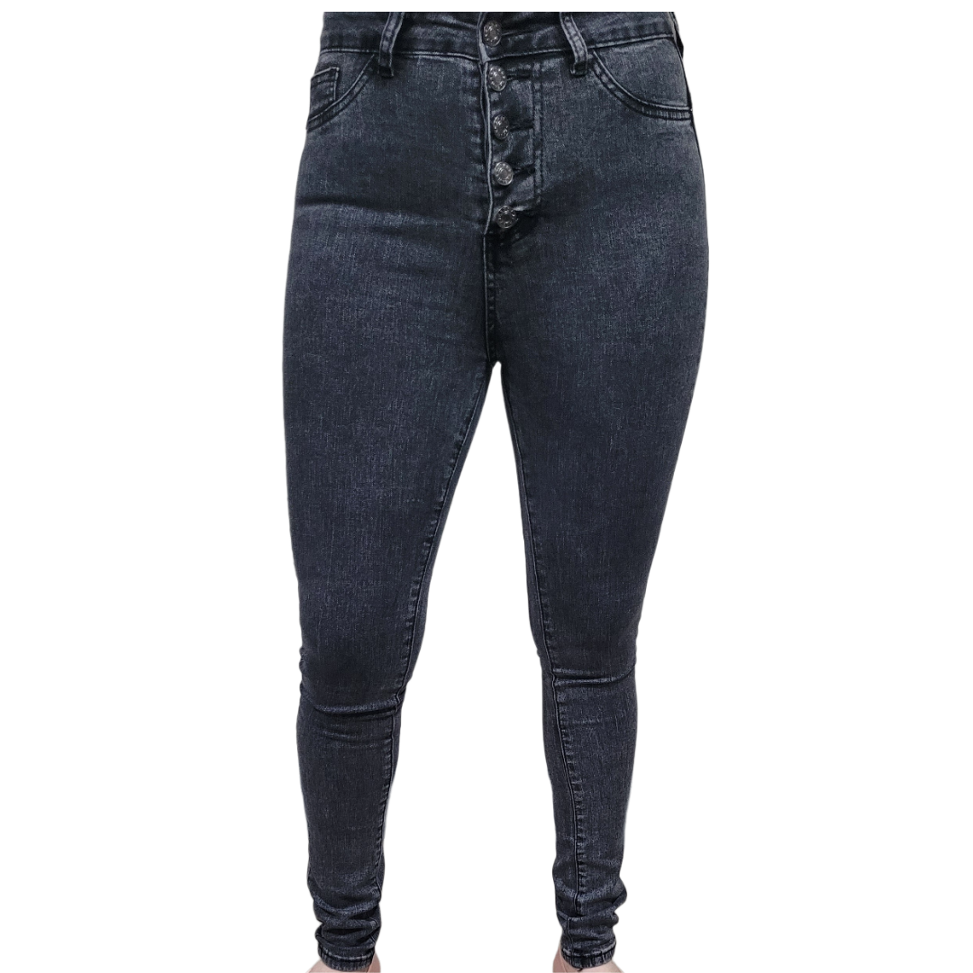 Pantalón Jeans Mujer Tiro Alto