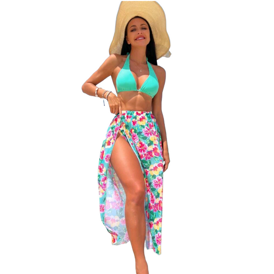 Traje de baño Mujer con Falda de Playa