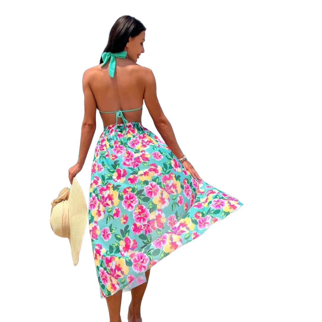Traje de baño Mujer con Falda de Playa
