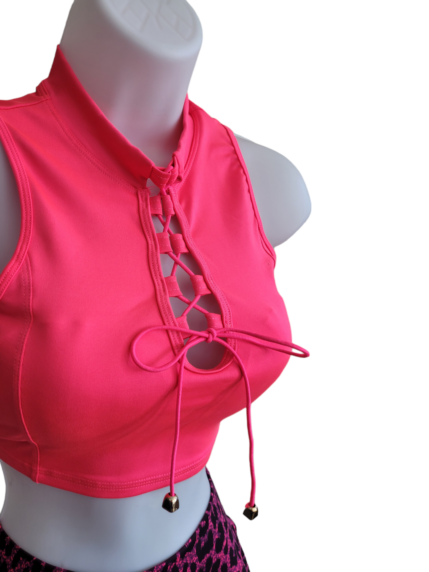 Peto Deportivo Con Trenzado Frontal