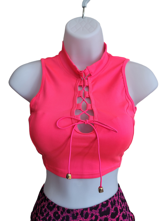 Peto Deportivo Con Trenzado Frontal