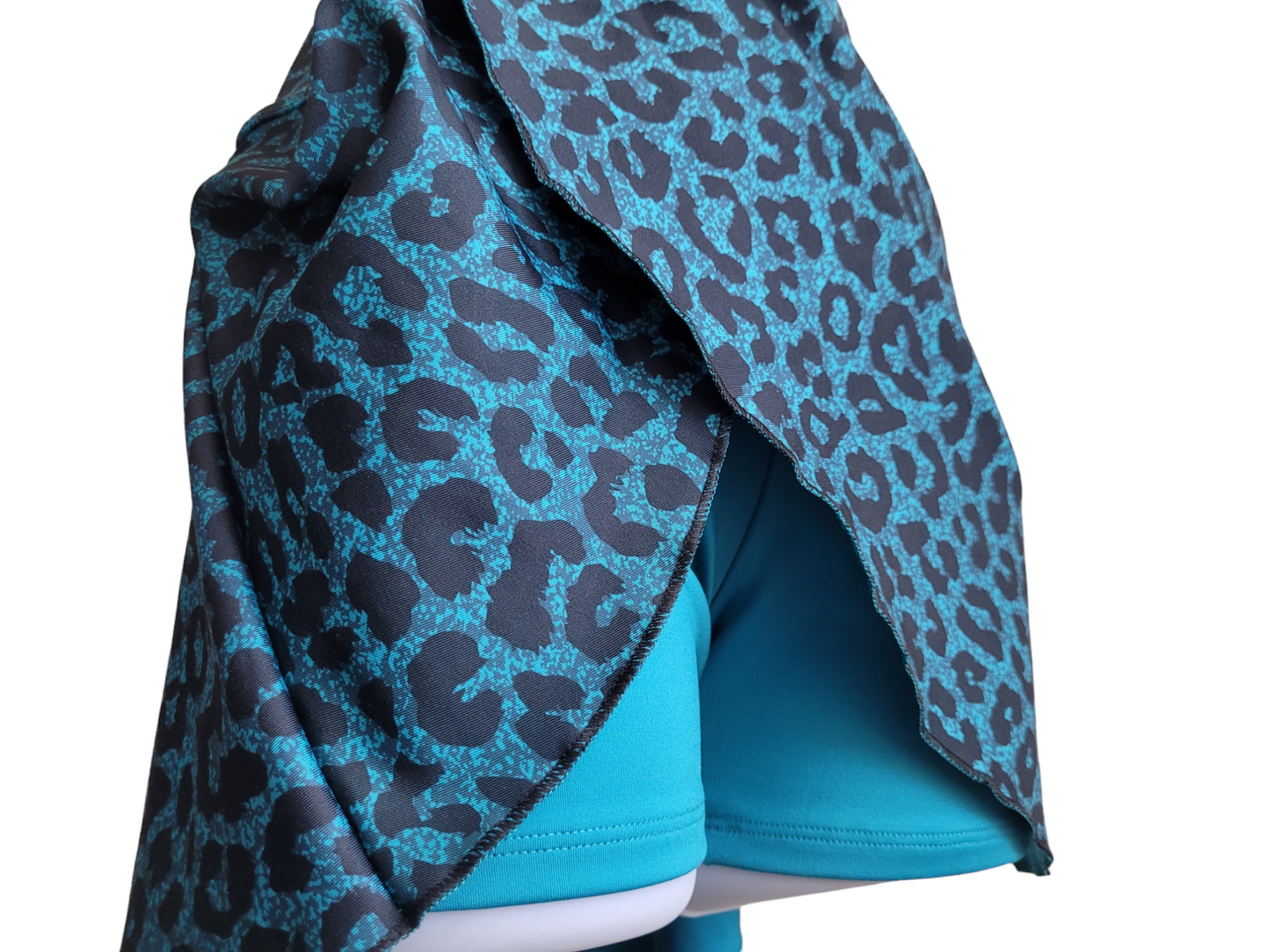 Falda Short Con Diseño Animal Print