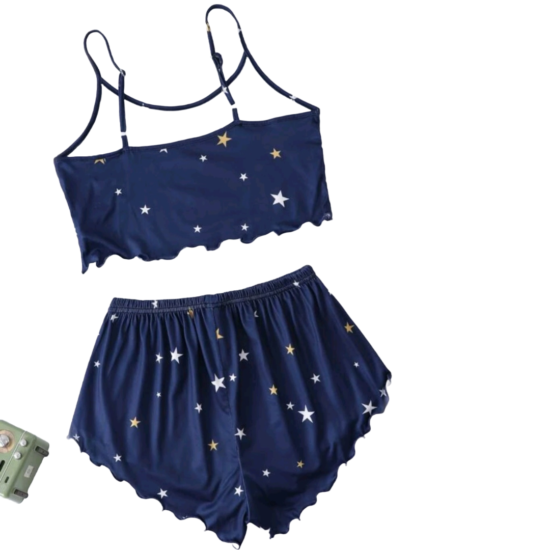 Conjunto de Pijama Con Estampado