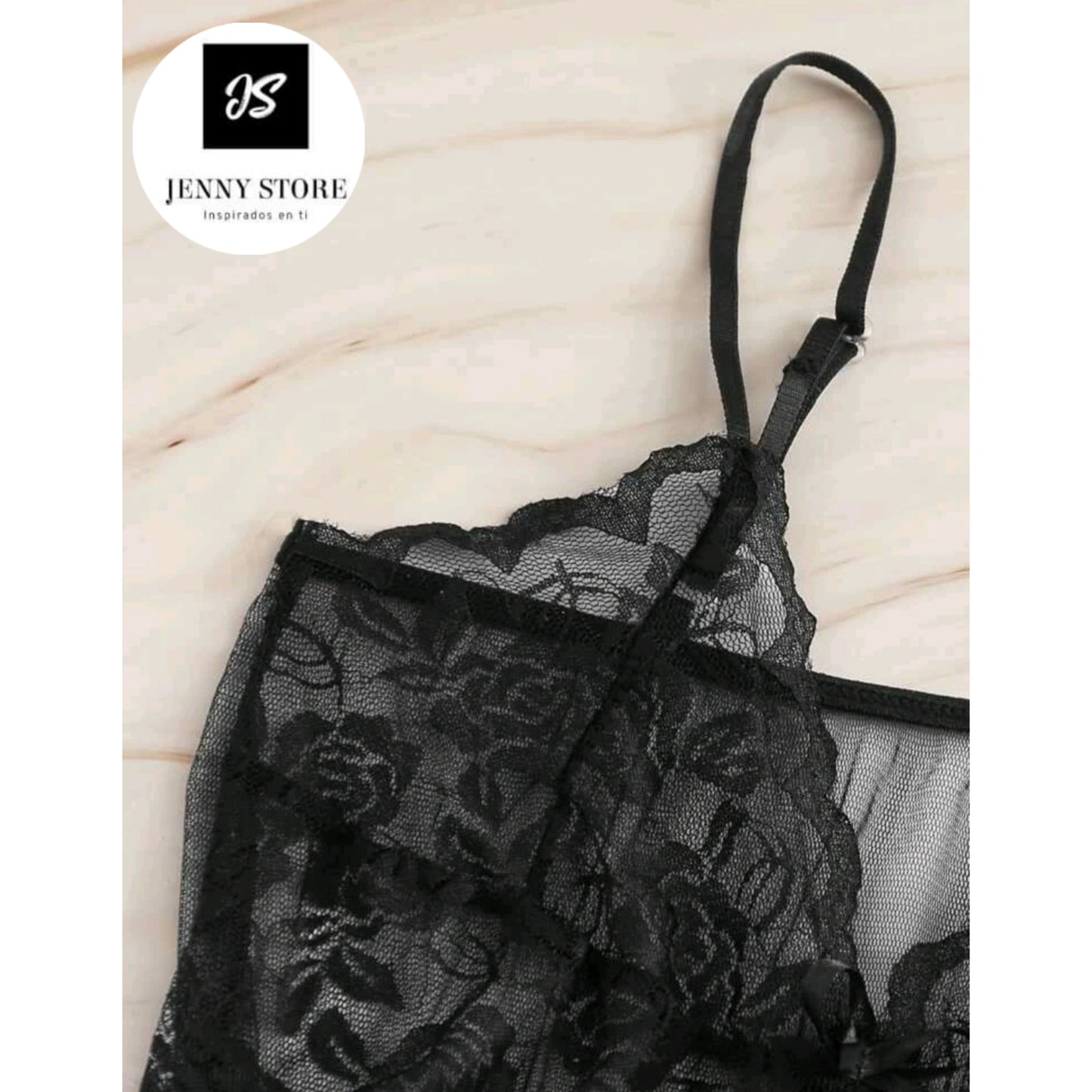 Baby Dolls Con Encaje Con Colaless Color Negro