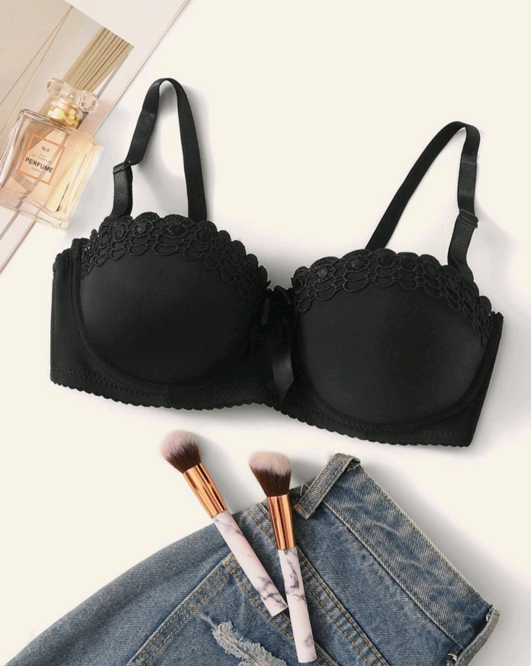 Strapless Color Negro
