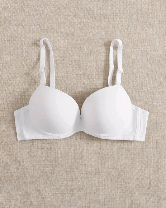 Brassier Clásico Blanco Liso