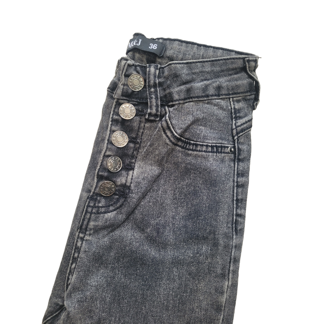 Pantalón Jeans Mujer Tiro Alto