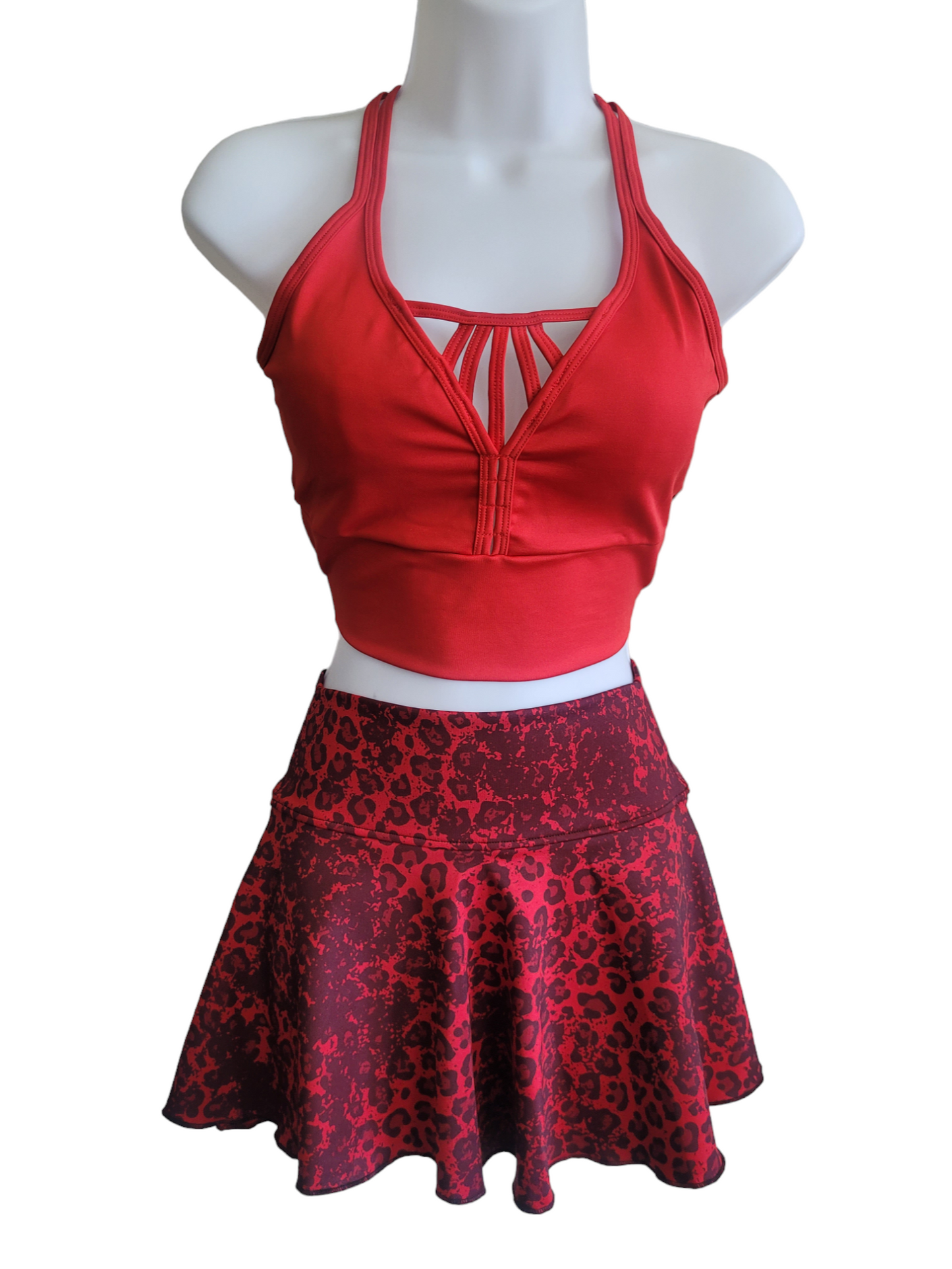 Falda Short Con Diseño Animal Print